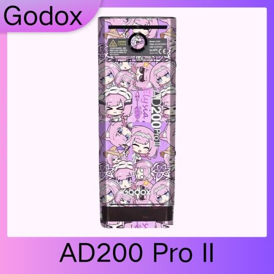 Flash Godox AD200 Pro II  - Pele câmera, adesivo câmera - com alta resistência a arranhões, à prova d'água e com design elegante.